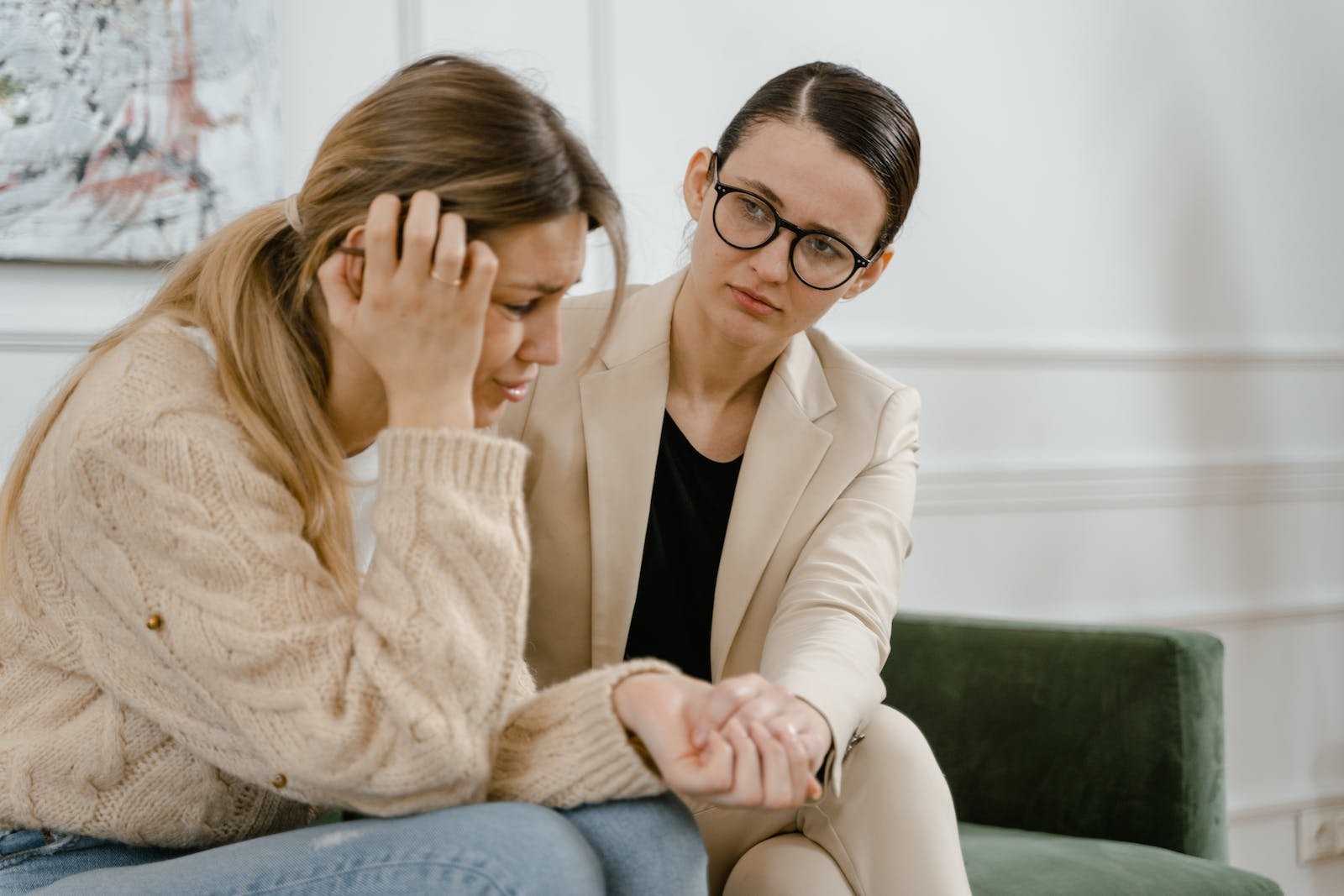 A Woman Counseling Another Woman, Existential-positive therapy